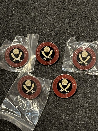 Sheffield united crest pin - 5x,