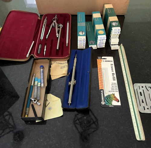 Vintage drafting tool lot - vintage,