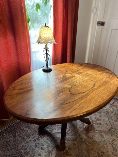 Edwardian inlaid flip-top