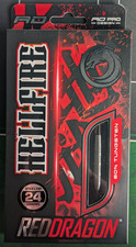 24g Red Dragon Hellfire 80% Tungsten Darts (boxed with Flights & Stems)