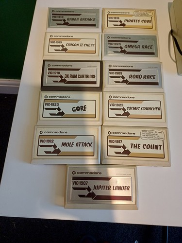 Commodore vic cartridges - 11, 20