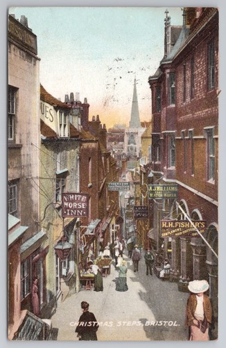 Christmas steps bristol street - steps,