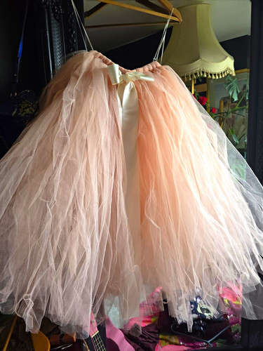 Pale pink tutu full bouncy - pink,