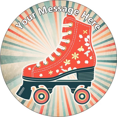 Retro roller skates disco - retro,