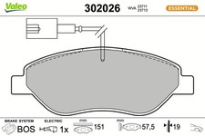 FRONT AXLE 302026 BRAKE PAD