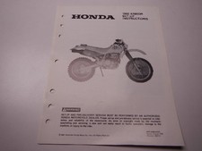 1992 Honda XR600R Set-Up
