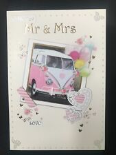 Wedding day card, marriage