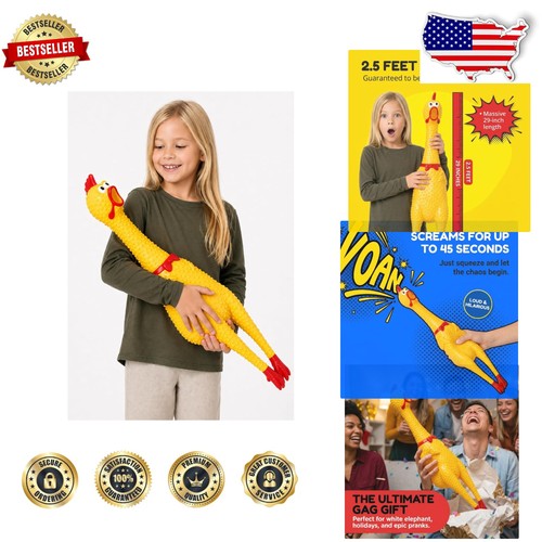 Giant inch rubber chicken - inch,