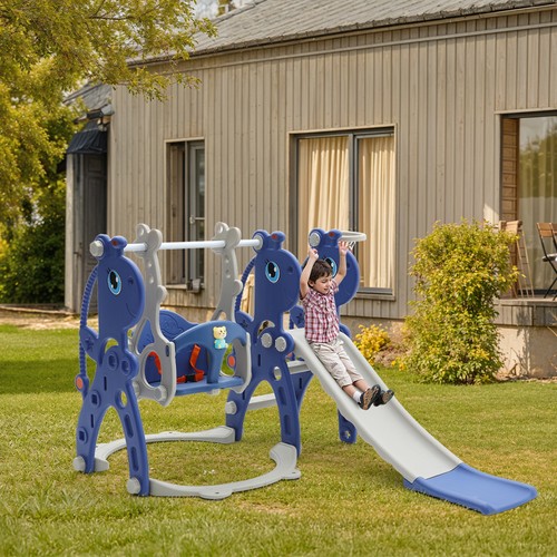 Kids slide swing set - in,