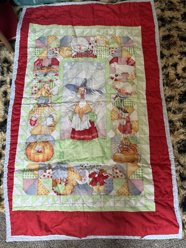 Vintage baby quilt - vintage,