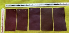 5 x Assorted Real Leather