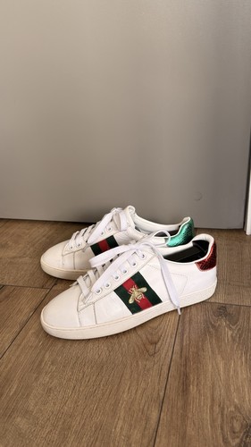 Gucci ace bee leather - gucci, trainers