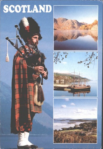 Vintage scotland postcard - vintage,