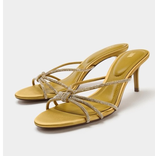 Zara heeled sandals with - heeled,