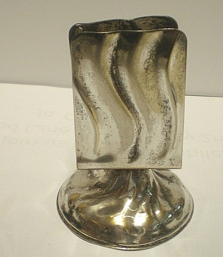 Antique silver plated match - silver,