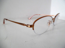 Coach Rose Gold & Pink Oval Half Rim Eye Glasses 9331 53 17 140 HC 5136 T UK CA
