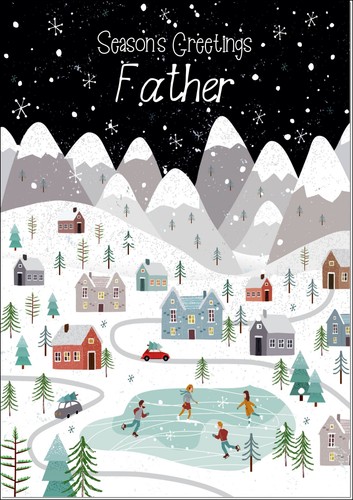 Doodlecards father christmas - doodlecards,