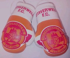 MOTHERWELL MINI BOXING GLOVES FOR CAR MIRROR PAIR UK STOCK GREAT STOCKING FILLER