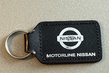 GENUINE NISSAN MAIN DEALER CAR KEY FOB KEY RING LEATHER TUBRIDGE WELLS