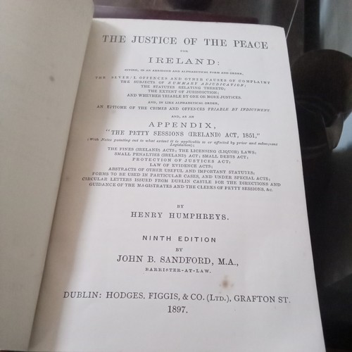 Antique irish law book - irish,