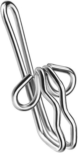 100 metal curtain hooks - 100, x