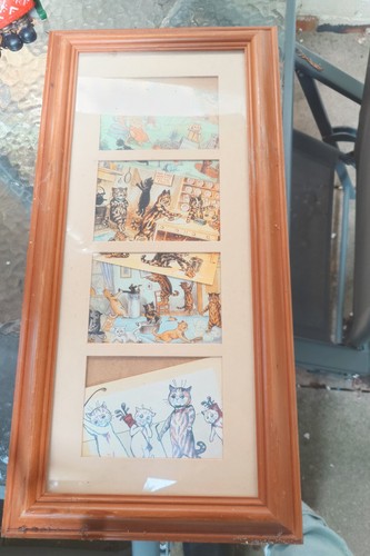Vintage louis wain - set, of
