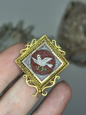 Antique Rome Micromosaic Dove