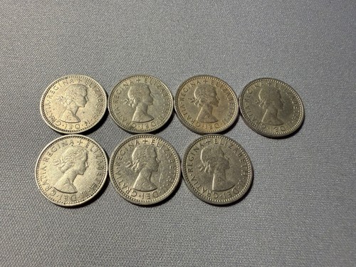 One sixpence - (1),