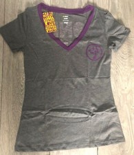 *BARGAIN PRICE* zumba grey t shirt top ladies toned dance Size 6-8-10 small XS