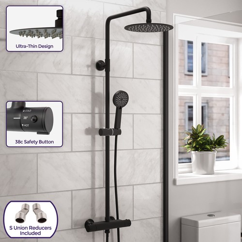 Bathroom round thermostatic - bathroom,