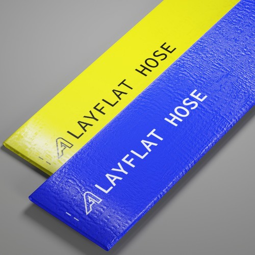Blue yellow pvc layflat hose - layflat,