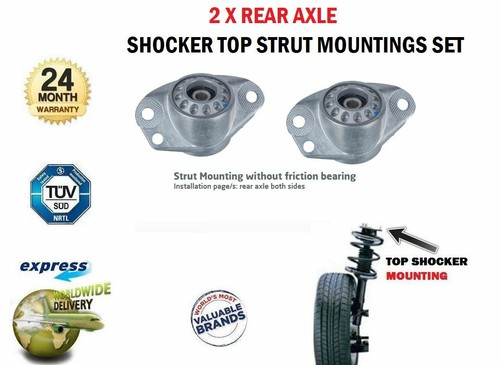 Rear suspension strut top - suspension,