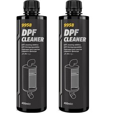 MANNOL DPF Cleaner Efficiency for Engines Longevity Power Fuel Additive 400ml x2