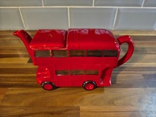 Red double decker bus london - double,