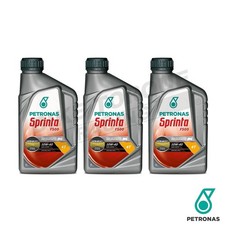 Petronas Sprinta F500 10W40 3L Engine Oil to fit Honda TRX 450 R 2004-2014