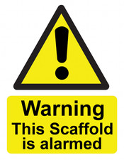 Warning This Scaffold Is