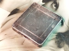 Small square silver tone