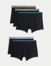 Marks & Spencer Mens Black Boxer shorts - M&S