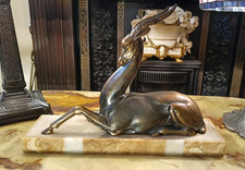   Antelope On Marble Base, Art