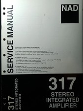 NAD 317 Amplifier Service Manual Original