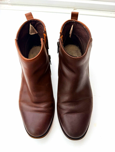 Ugg brown leather - brown, bootie