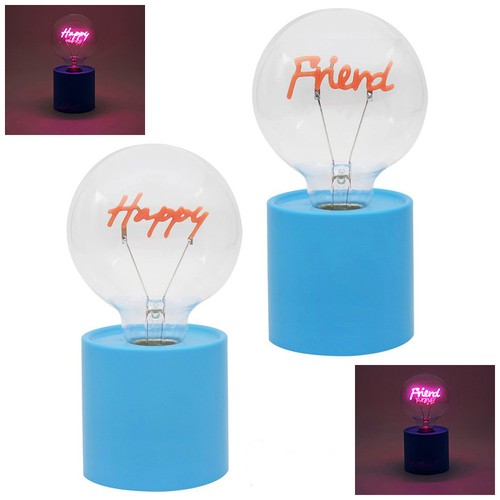 Table lamp neon - neon, text