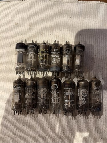 13x eabc80 valve tubes mullard - eabc80,
