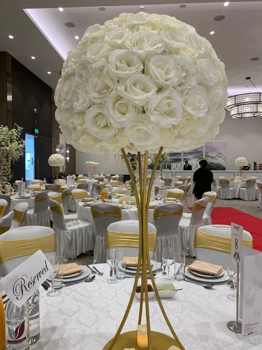 Wedding floral centrepiece - wedding,