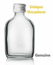 Miniature 50ml Glass Bottle Gin Wedding Favour Zam Zam Flask Gift Nikkah