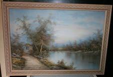 I CAFIERI - LARGE OIL ON