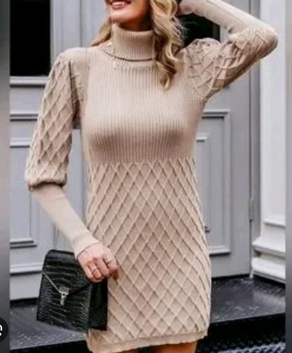 Venus biege long sleeve cable - venus,