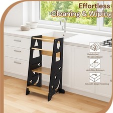 Kids Wooden Step Up Kitchen