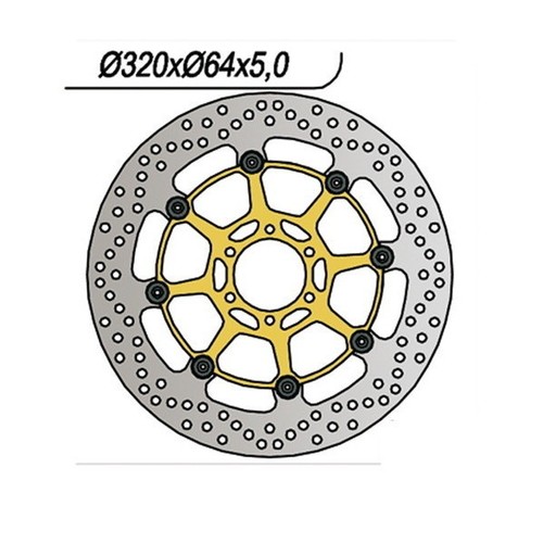 Front brake disc ducati - front, f3