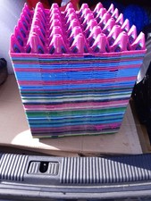 60x Reusable Plastic Egg Trays - Holds 30 Eggs Damaged But Usable Cheap